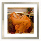 "Romanticism Art: Flaming June - Historical Canvas Print Masterpiece"
