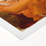 "Romanticism Art: Flaming June - Historical Canvas Print Masterpiece"