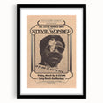 Stevie Wonder Retro Wall Art - Vintage Poster Art