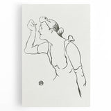 Impressionism Wall Art - Elegant Line Portrait - French Impressionist Art