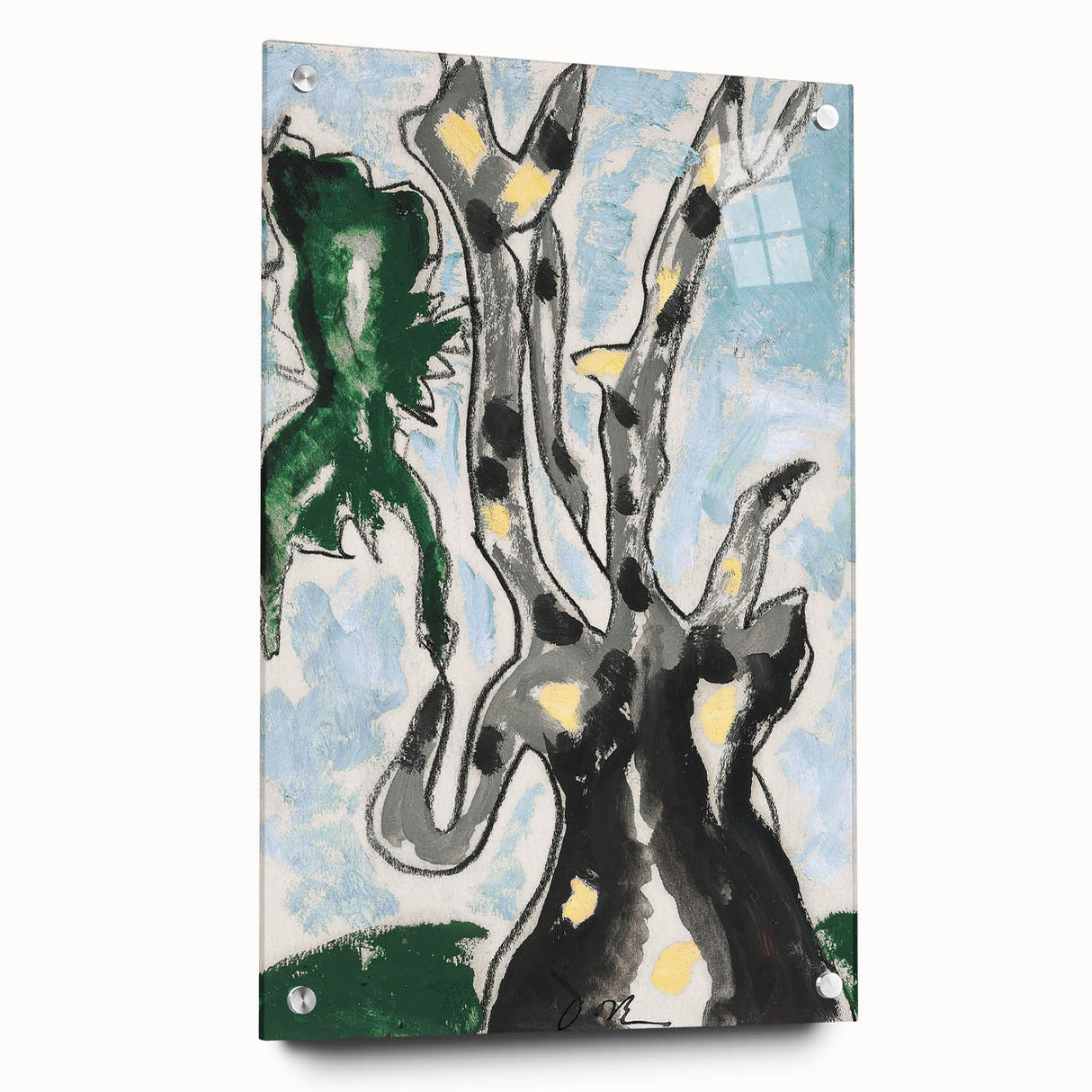 Modern Wall Art - Abstract Sycamore Tree | Minimalist Nature-Inspired Decor