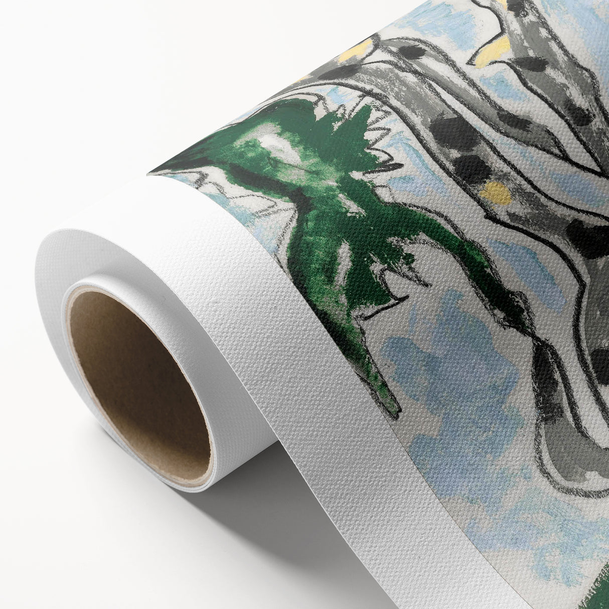 Modern Wall Art - Abstract Sycamore Tree | Minimalist Nature-Inspired Decor
