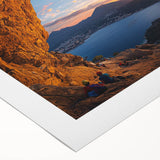 Vibrant rolled canvas showcasing a stunning landscape with intricate cave formations and rich earth tones, ideal for home decor or art collectors. Perfectly packaged for safe delivery.