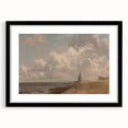 Harwich Lighthouse Romantic Landscape - Canvas by John Constable