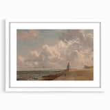 Harwich Lighthouse Romantic Landscape - Canvas by John Constable