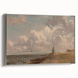 Harwich Lighthouse Romantic Landscape - Canvas by John Constable