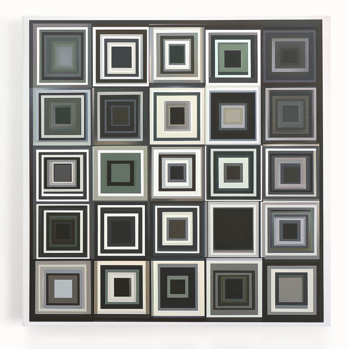 Black and Gray Geometric Wall Art – Modern Abstract Canvas