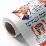 Retro Field-Day Shaving Poster - Vintage Bathroom Wall Art Print