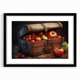 Tomato Treasure Chest Art – Rustic Kitchen Still Life Wall Print
