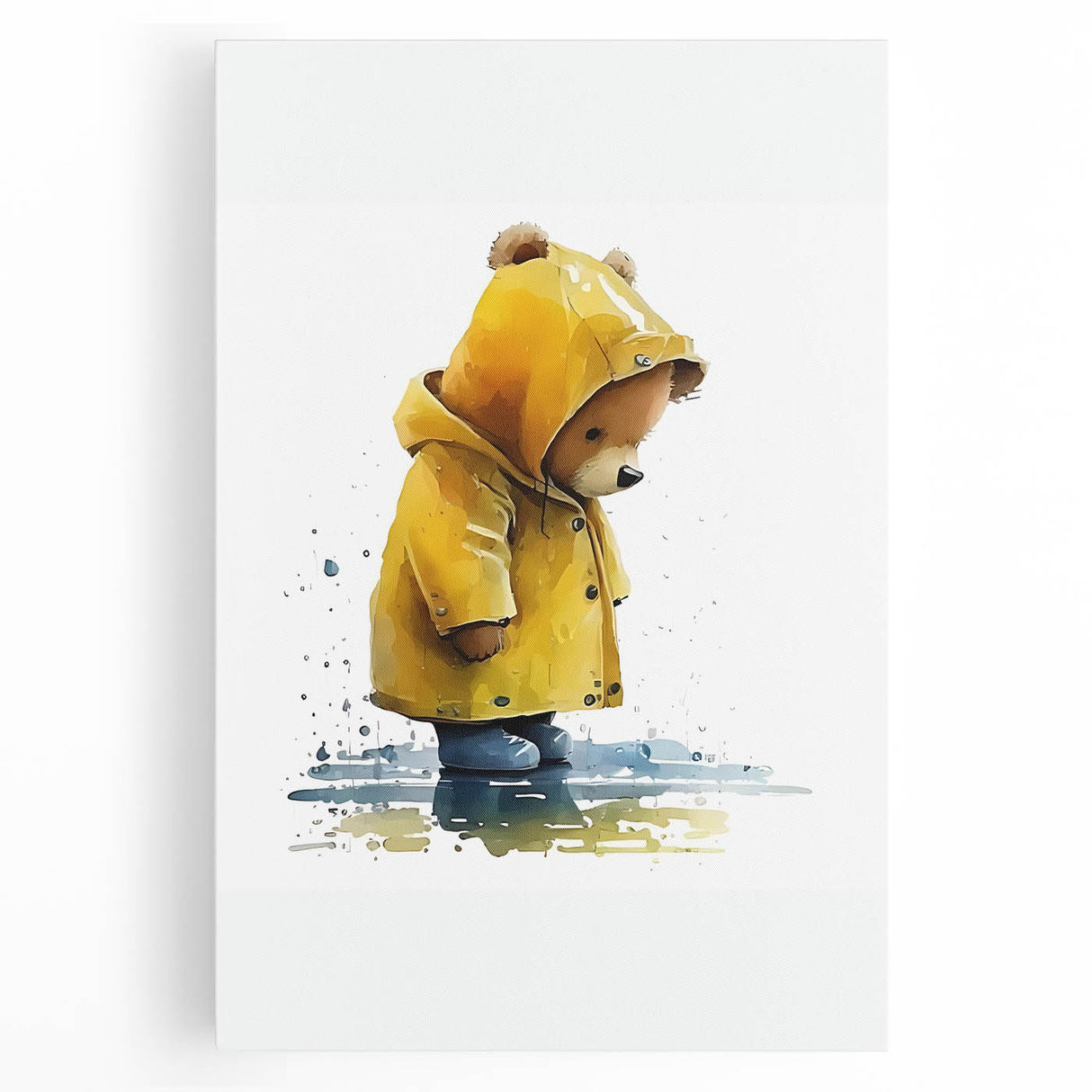 Rainy Day Teddy Boys Room Wall Art – Kids Wall Art Prints