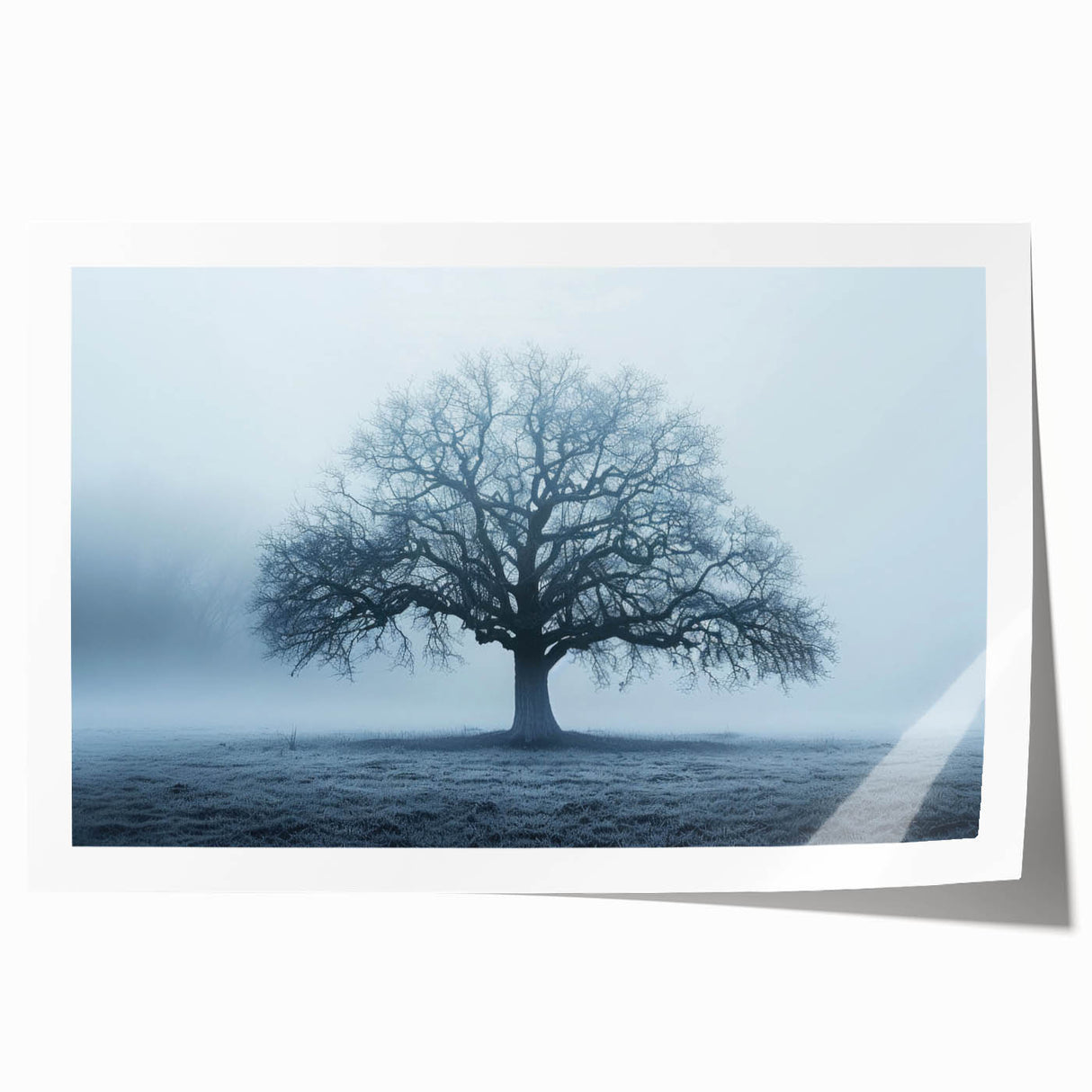 Extra large rolled canvas print of a Latvian landscape, featuring pastel shades, ideal for dining room wall art.