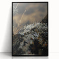 Large abstract wall art featuring autumnal tones on framed acrylic, suitable for modern art wall decor.