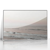 Art deco poster featuring a geometric pattern in pastel shades on white acrylic, ideal for nursery wall art.
