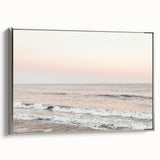 Framed canvas landscape art painting featuring a vintage-style colorful forest scene, ideal for enhancing living room decor.