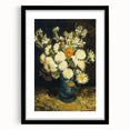 Extra large abstract art print featuring vibrant, colorful textures on a black framed canvas, ideal for living room decor.