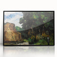 Impressionist Art – Peaceful River at Sunset with Vibrant Sky