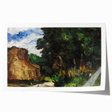 Impressionist Art – Peaceful River at Sunset with Vibrant Sky