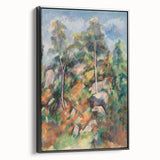Impressionist Landscape Wall Art - Rocks and Trees - French Impressionism