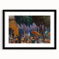 Modern Wall Art - Festive Outdoor Gathering Scene | Vibrant Social Decor