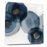 Abstract minimalist acrylic glass design displayed from a side view, showcasing vivid colors and sleek lines, perfect for modern home decor. This artwork enhances contemporary spaces with its elegant aesthetic.