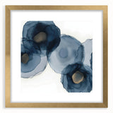 Minimalist gold-framed artwork with a soft mat, showcasing an abstract design that adds elegance to modern decor. Perfect for enhancing any room's aesthetic.