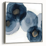 Framed minimalistic abstract canvas artwork in silver, showcasing elegant lines and soft colors, ideal for modern home decor and enhancing interior aesthetics.