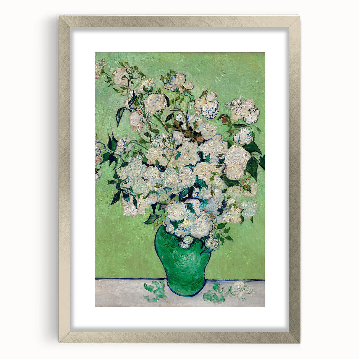 Impressionist Wall Art - Roses in Vase by Van Gogh - French Impressionism