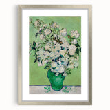 Impressionist Wall Art - Roses in Vase by Van Gogh - French Impressionism