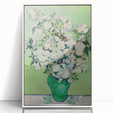 Impressionist Wall Art - Roses in Vase by Van Gogh - French Impressionism
