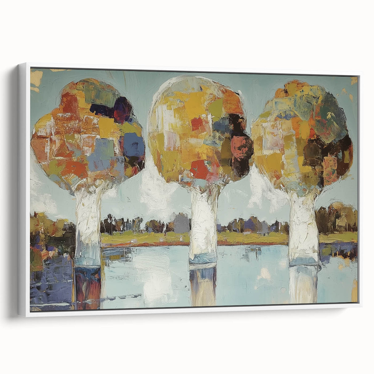 Bold Abstract Tree Wall Art - Large Canvas & Framed Print