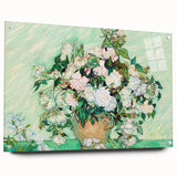Impressionist Floral Wall Art - Vincent Van Gogh Roses on Canvas