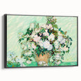 Impressionist Floral Wall Art - Vincent Van Gogh Roses on Canvas