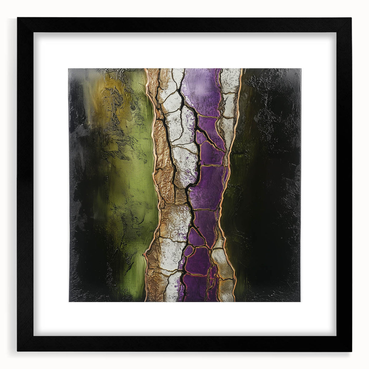 Textured Abstract Wall Art - Modern Canvas & Framed Print