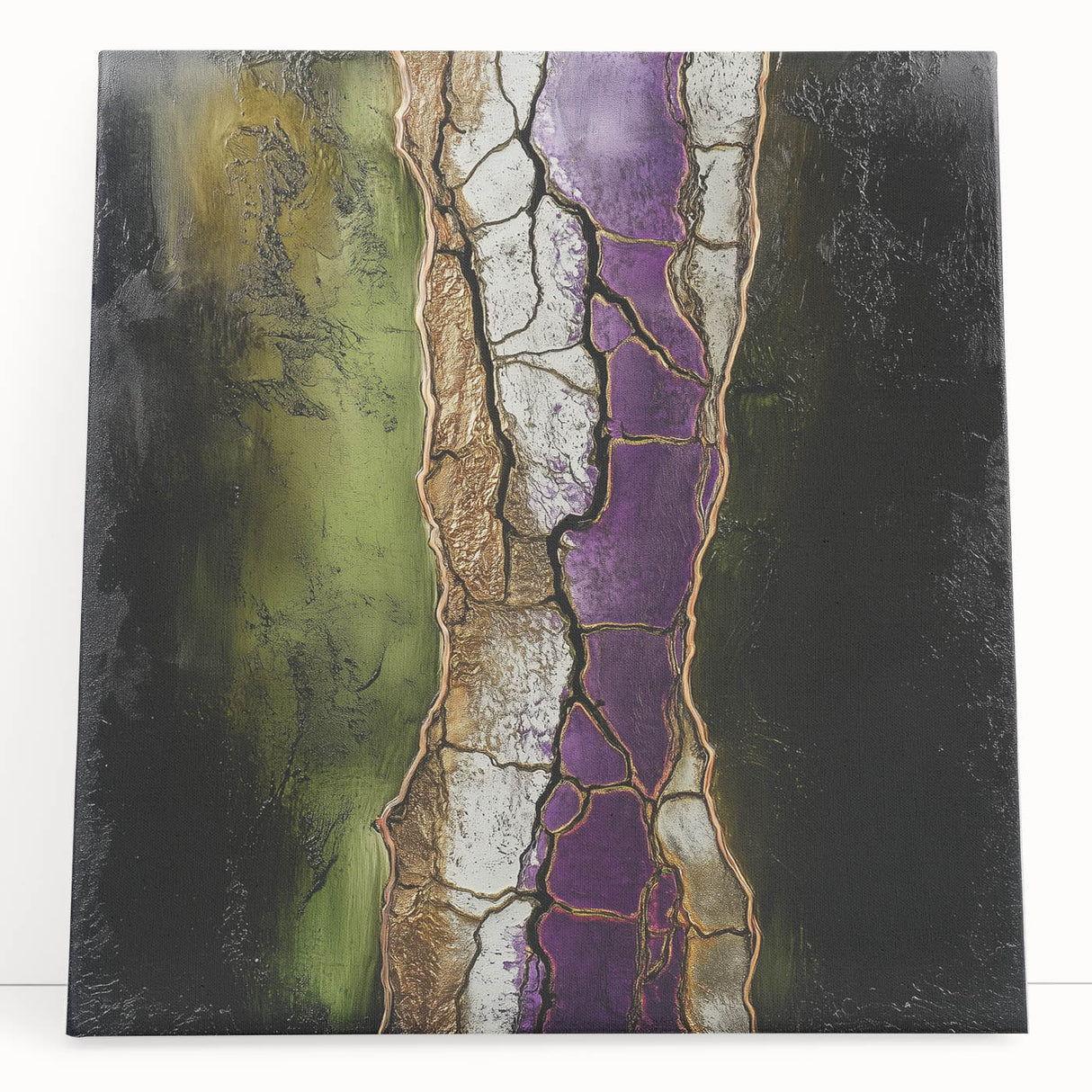 Textured Abstract Wall Art - Modern Canvas & Framed Print