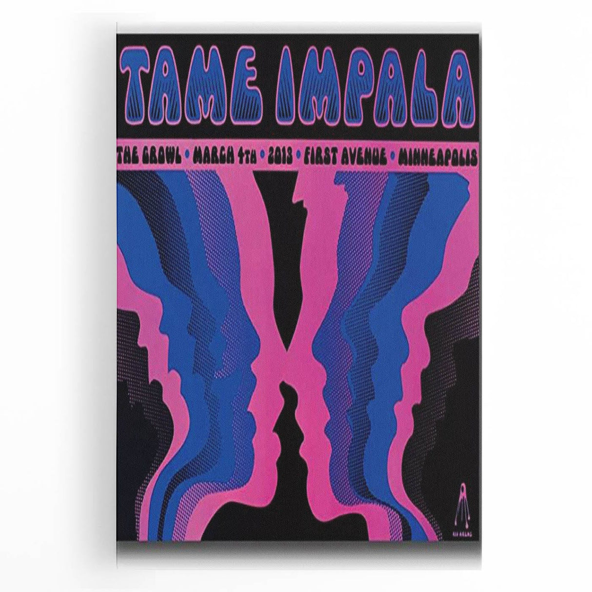 Tame Impala 2013 Concert Poster – Vintage Psychedelic Art