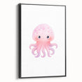 Nursery Wall Art – Cute Watercolor Jellyfish for Kids' Rooms