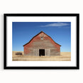 Landscape barn frame in matte black, showcasing a sleek front view design suitable for modern decor. Perfect for displaying artwork or photographs.