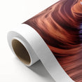 Vibrant rolled canvas depicting a stunning landscape of canyons, showcasing rich earthy tones and intricate details, ideal for home decor or art enthusiasts.