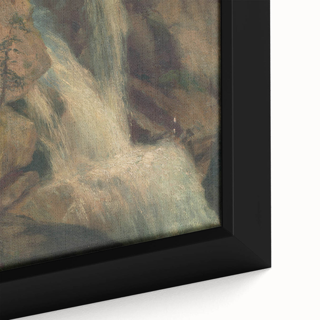 Modern Wall Art Print - Serene Waterfall Landscape - Nature Decor Piece