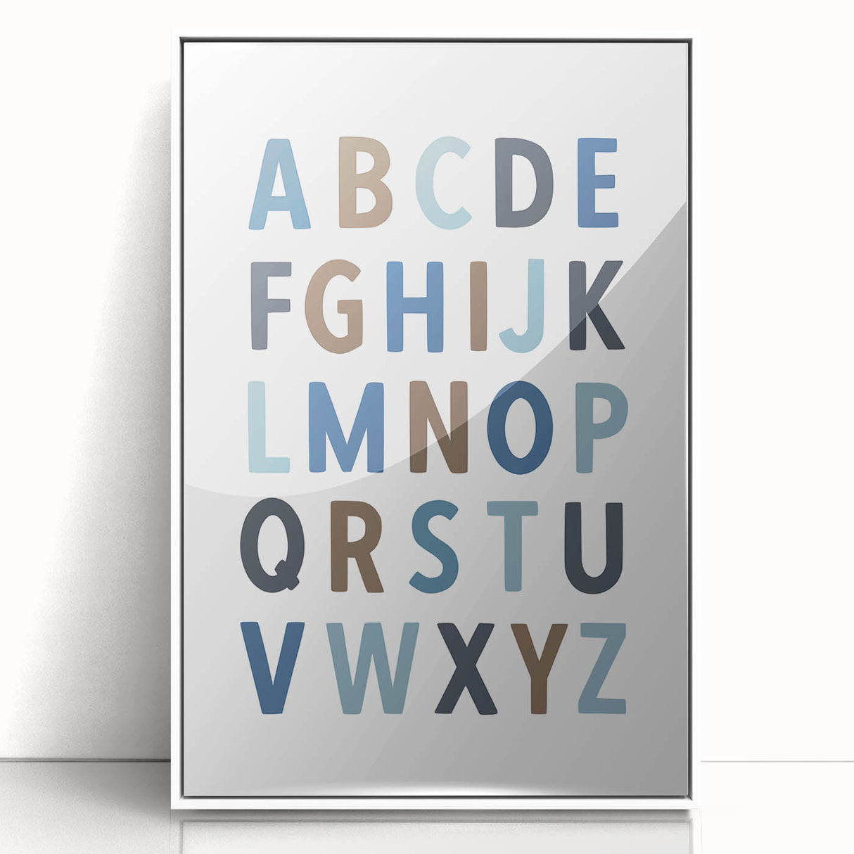 Alphabet Boys Room Wall Art – Kids Wall Art Prints for Playroom