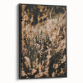 Black and white landscape art painting on framed canvas, depicting a serene fall scene, ideal for bedroom wall decor.
