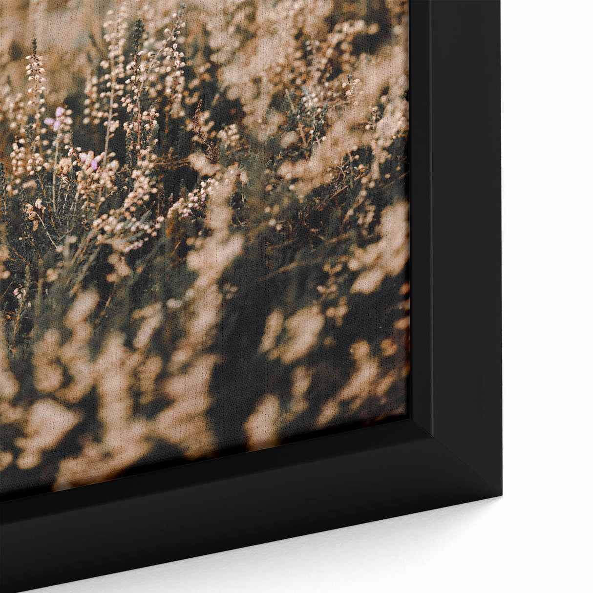 Extra large framed canvas featuring a textured, colorful abstract design with black accents, ideal for living room decor.