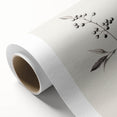 Art deco poster of a winter scene in muted blue and white hues on rolled canvas, ideal for nursery wall art.