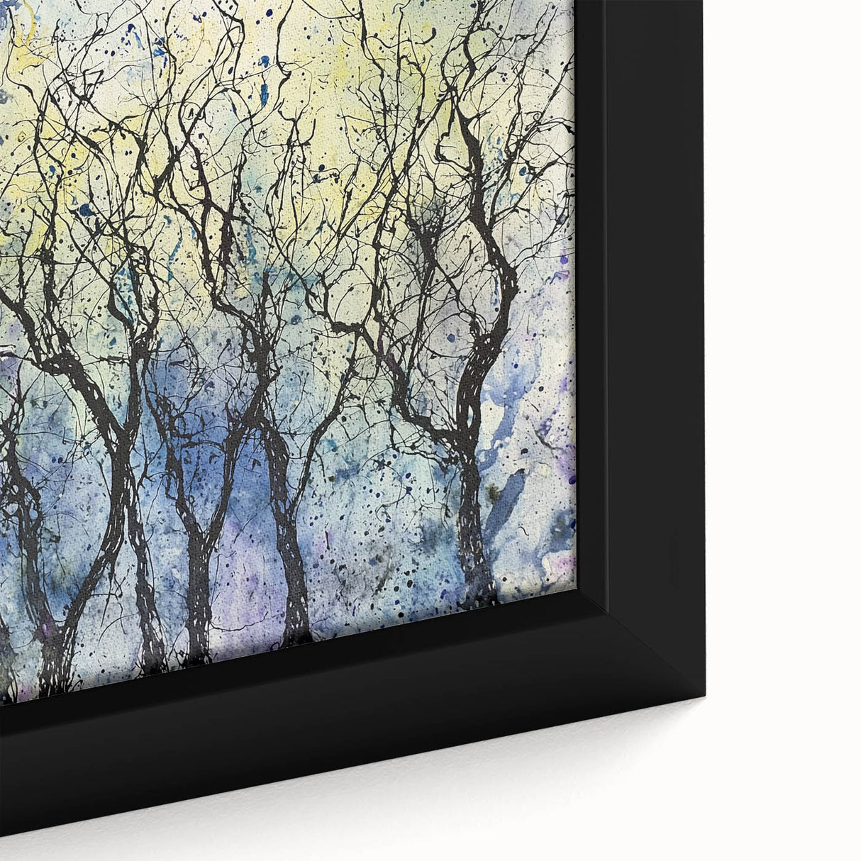 Abstract Winter Tree Wall Art - Canvas & Framed Print