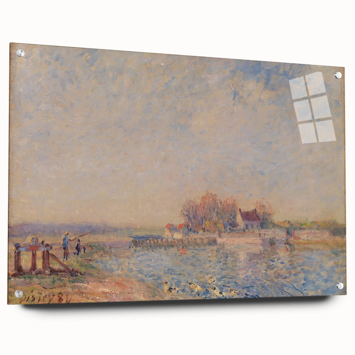 Impressionist Landscape Wall Art - Sisley's Saint-Mammès Canal