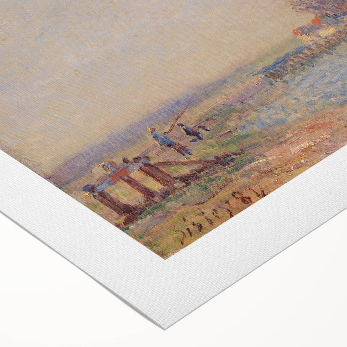 Impressionist Landscape Wall Art - Sisley's Saint-Mammès Canal