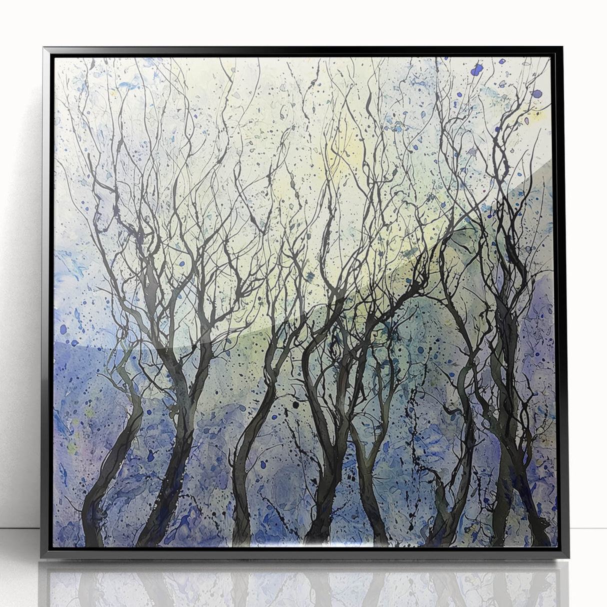 Contemporary Living Room Wall Art - Abstract Canvas Art Print