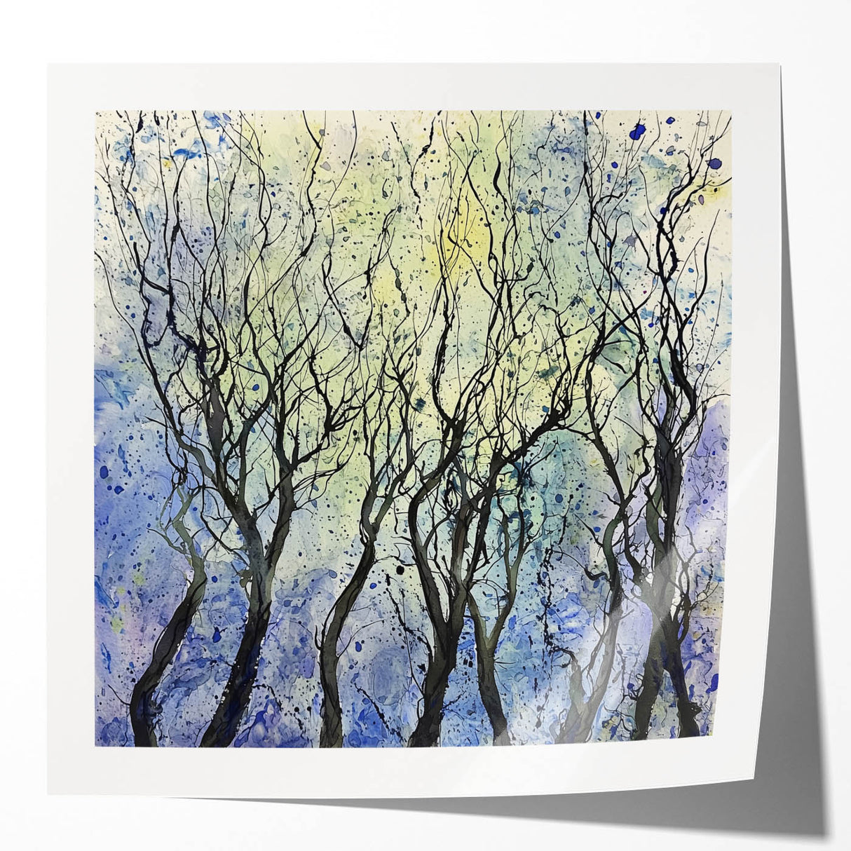 Contemporary Living Room Wall Art - Abstract Canvas Art Print