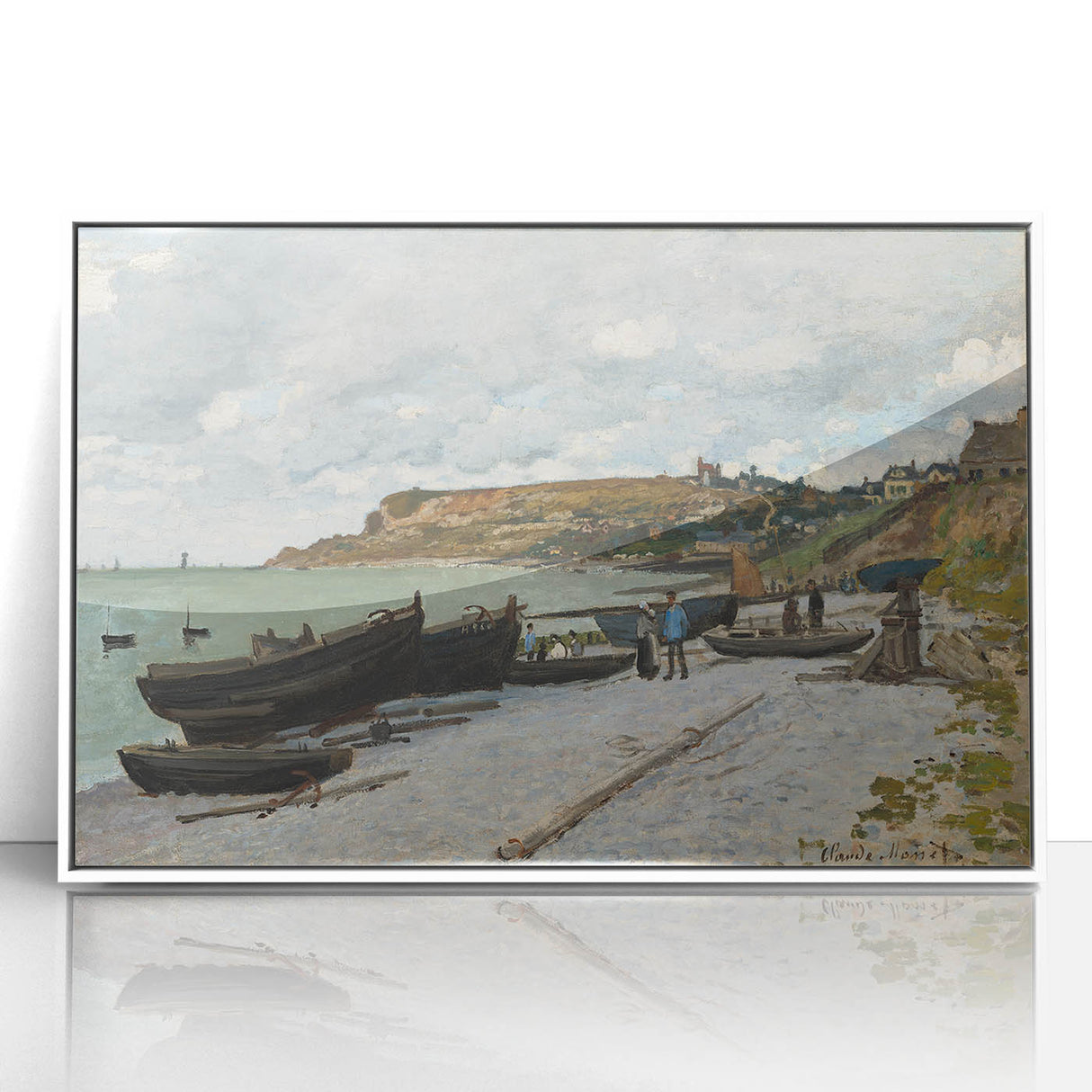 Claude Monet Coastal Wall Art - Sainte-Adresse Impressionist Painting