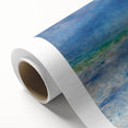 Impressionist Seascape Wall Art - Renoir's Ocean Waves Painting